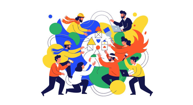 Diverse People Teamwork Collaboration.