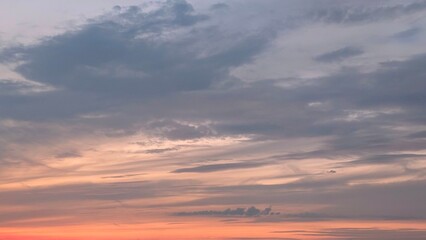 Fototapeta premium Background of colorful sky concept: Dramatic sunset with twilight color sky and clouds