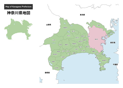 神奈川県地図