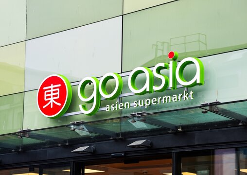 Kiel, Germany - 02. July 2026: Go Asia asien supermarkt logo in Kiel Germany