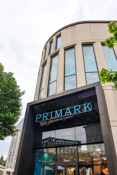 Kiel, Germany - 02. July 2026: Primark store building in Kiel, Germany with logo