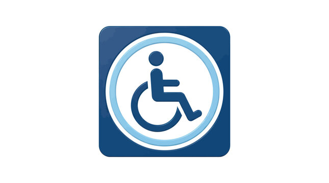 Disability Access Symbol Sign Icon.