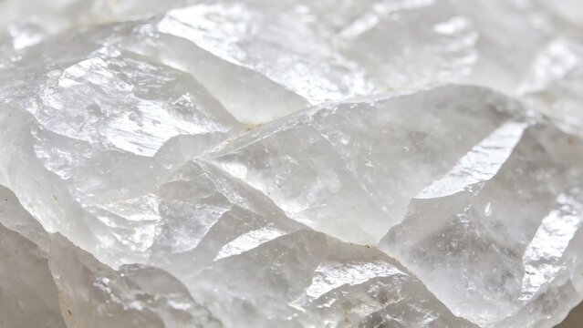 Milky quartz crystal surface texture filling entire frame