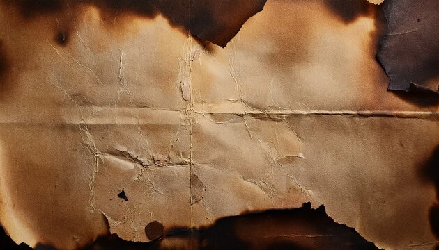 Vintage Burnt Paper Background