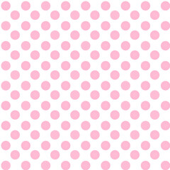 seamless pink polka dots pattern © OliviaSut