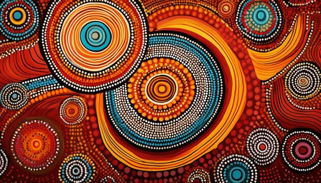 abstract indigenous australian dot painting art pattern aboriginal culture inspired design.jpg