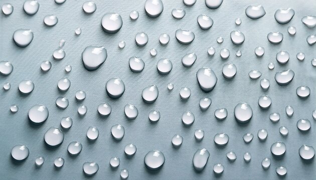 Minimal Water Droplets On Pale Textured Surface