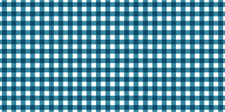 Tablecloth classic blue checkered kitchen or picnic table,seamless pattern