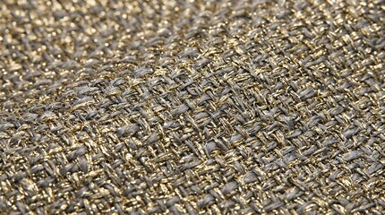 Fototapeta premium Opulent shimmering metallic gold and soft charcoal woven textile surface close-up radiant festive sparkling fabric backdrop for elegant seasonal presentations Opulent Shimmering Metallic Gold