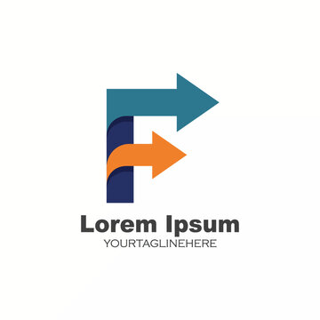 A visually appealing logo featuring arrows in vibrant colors, representing direction and innovation, perfect for businesses aimed at progress and forward-thinking solutions.