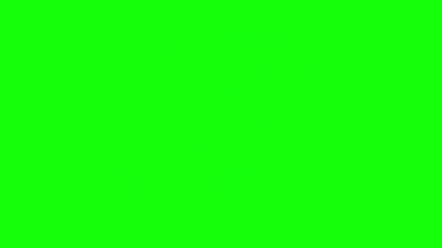Dynamic hand-drawn style speech bubble animation for creative video projects on green screen