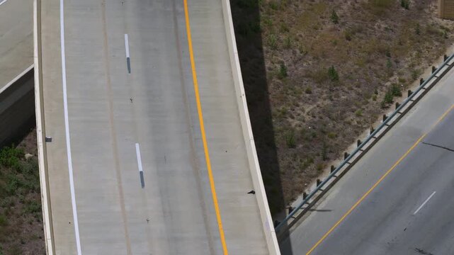 Telephoto Orbit of 290 183 Interchange Ramps in Manor Texas Part 7 of 12