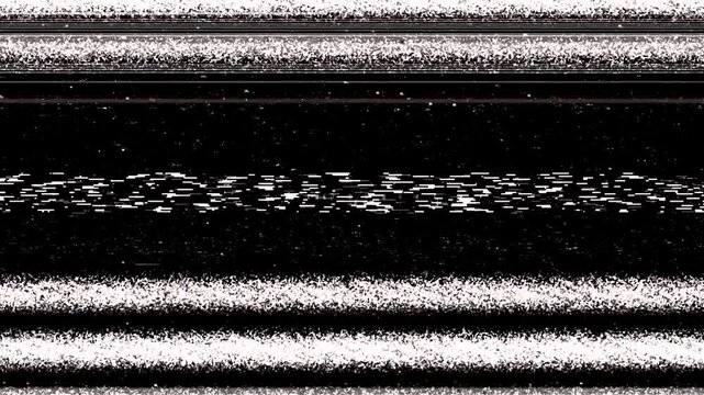 Corrupted Glitch Overlay Footage Interference