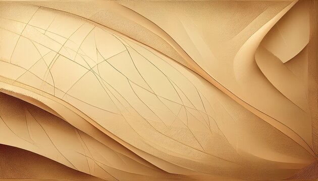 A Light Brown Abstract Background With A Parchment Texture Ai Generated Illustration