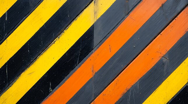 Diagonal Alert Band Layout with Contrasting Dark and Bright Segments for Industrial Notice Visuals  alert safety danger frame edge construction secure zone restricted block barrier site