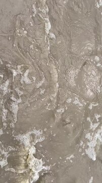 Rzeka Kamienica, Nowy Sącz, duża woda.
