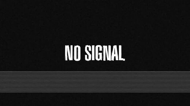 No signal alerts flash rapidly inside a corrupted digital monitor. Distorted glitch typography textures emphasize complete server breakdowns. Warning text blinks.