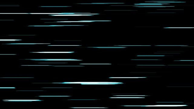 Cyan vector lines structure a dark minimal graphic design canvas. High contrast geometric layers deliver an ultra modern tech aesthetic. Parallel neon bars glow.