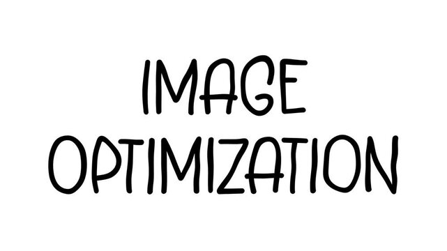 Image Optimization Hand Drawn Scribble Text Effect