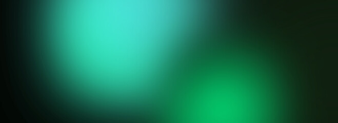 Fototapeta premium Abstract neon light background with vibrant green glow. Futuristic digital bokeh effect for modern design projects.