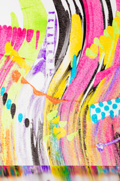 Abstract paint composition n&ordm;1