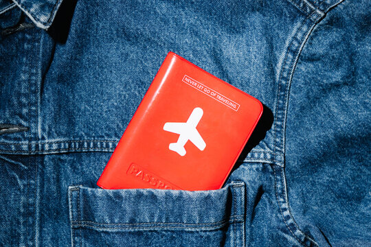 Passport in Denim Jacket Pocket