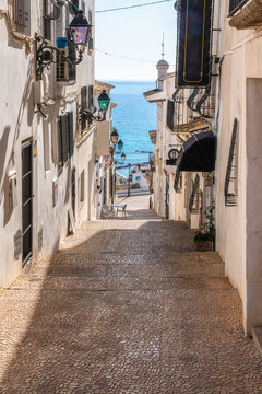 Scenic sight in Altea, lovely town in the Province of Alicante, Spain.