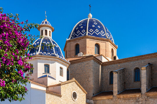 Scenic sight in Altea, lovely town in the Province of Alicante, Spain.
