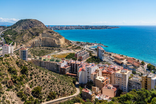 Scenic sight in Alicante, lovely sea town in the Valencian Community, Spain.