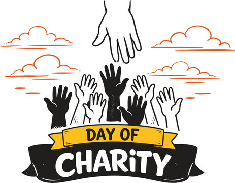 International-Day Of Charity Vector Illustration For Philanthropy And Community Support