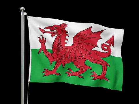 Flag of Wales. Welsh heritage, national identity, culture, history, patriotism, and regional pride