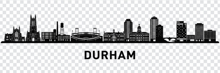 Durham skyline silhouette © MstSabina