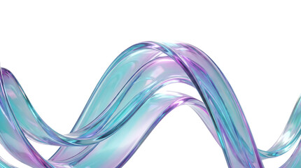 Fototapeta premium Colorful abstract wave design with gradient effect, illustration