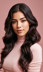 Fototapeta premium Elegant portrait of a stunning young woman