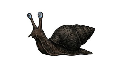 Brown Snail Shell Animal Slow Moving. © Fera