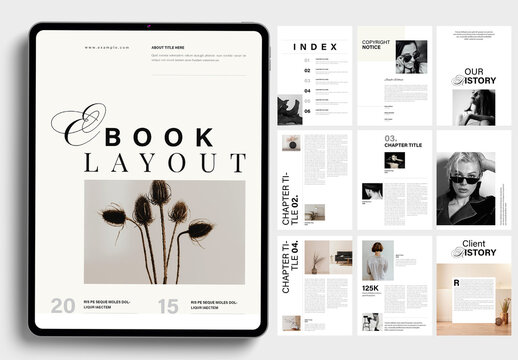 Interactive E-Book Template