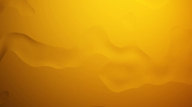 Soft golden background with flowing shapes and gradients for design.. Seamless loop