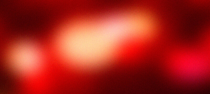 Warm abstract background of vibrant red and soft yellow hues, with a bright glowing area and subtle dark vignette, featuring a distinct grainy texture for a distressed feel.