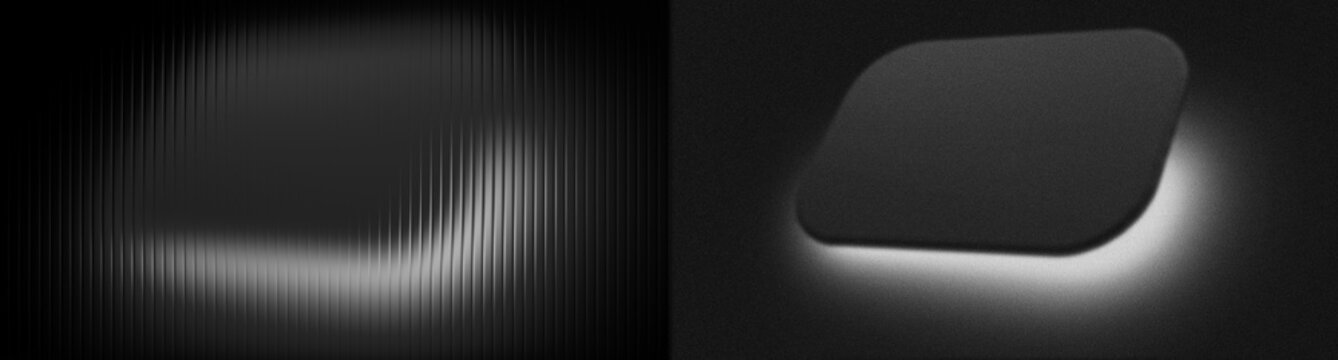 Grain monochrome noice overlay ribbed glass matte edge abstract background wallpaper texture for dynamic web backdrop banner