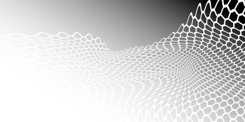 Mesh texture for fishing nets. Seamless pattern for sportswear or soccer goal, volleyball net, basketball hoop, hockey, athletics. Abstract net background for sports © Arya