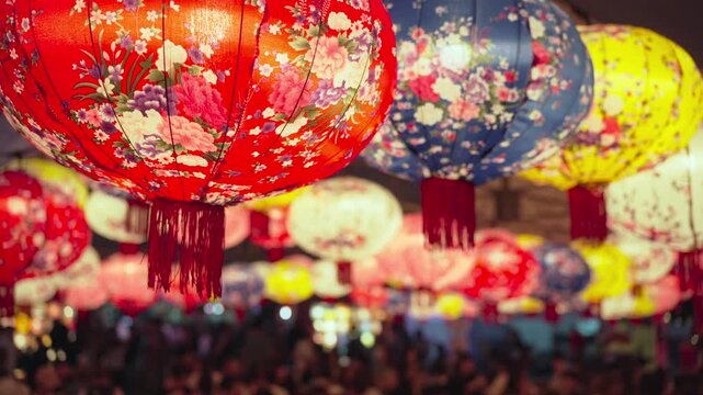 イベントで飾られた台湾の提灯