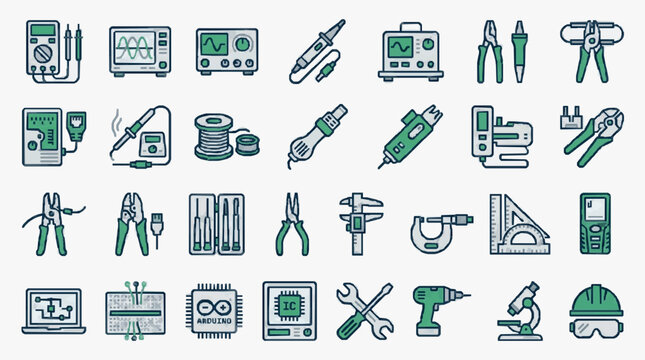 Collection of Workshop and Electronics Tools