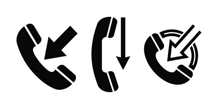 Call icon bundle phone call symbols for communication contact services