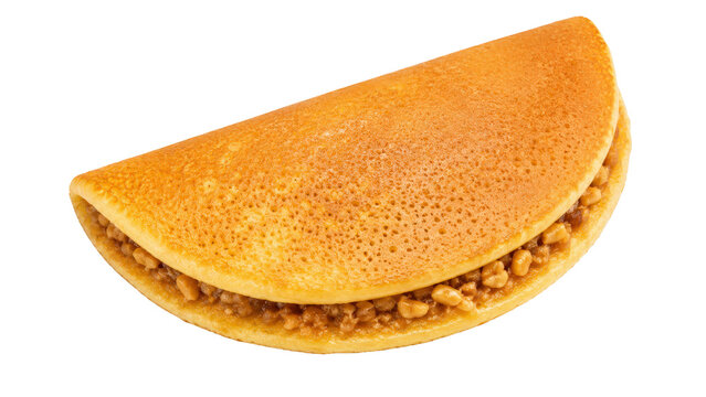 Apam Balik Pancake with Peanut Filling Isolated