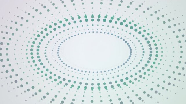Concentric Particle Pulses Expanding Across a Soft Light Background