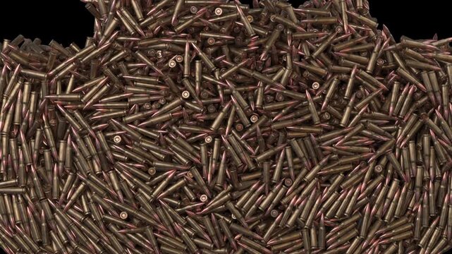 Bullet Ammo Fill Up Flow Out Transition for Gaming and Action Edits
