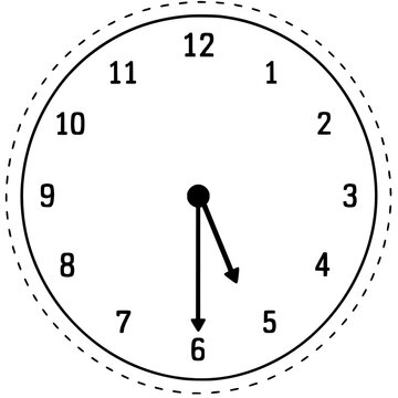 Clock Time Craft Elements PNG | Individual Transparent Analog Clock Clipart Showing Different Times, Telling Time Clock Faces, Math Center Activities, Classroom Learning Resources & Printable Educatio