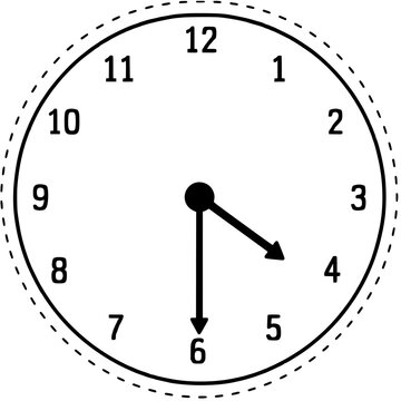 Clock Time Craft Elements PNG | Individual Transparent Analog Clock Clipart Showing Different Times, Telling Time Clock Faces, Math Center Activities, Classroom Learning Resources & Printable Educatio