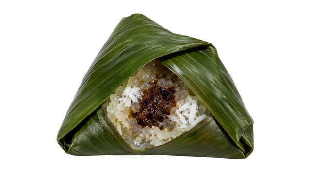 Pulut Inti Steamed Glutinous Rice Wrapped in Banana Leaf