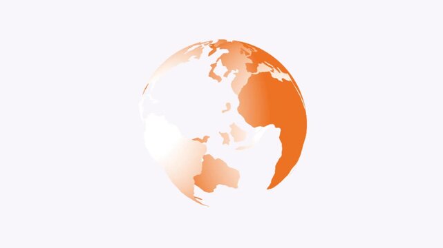 Globe, earth and isolated digital map of world with international network, population data and 3d planet. Virtual location, spin and worldwide travel, satellite demographics .....